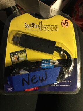 EasyCAP Capture USB 2.0 Video Adapter with Audio.